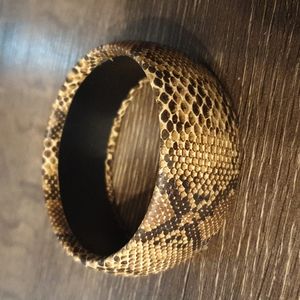 Snake print bangel